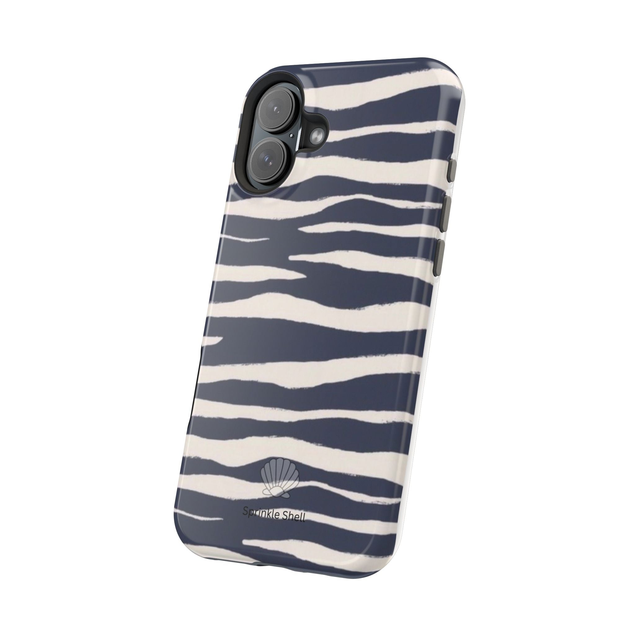 MagSafe Blue zebra print case