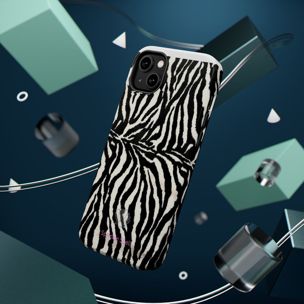 MagSafe black zebra print case