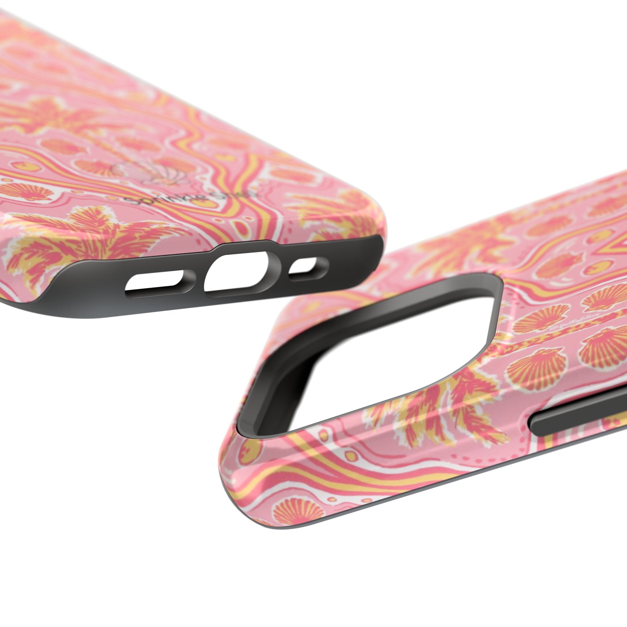 MagSafe pink pink summer palm tree case