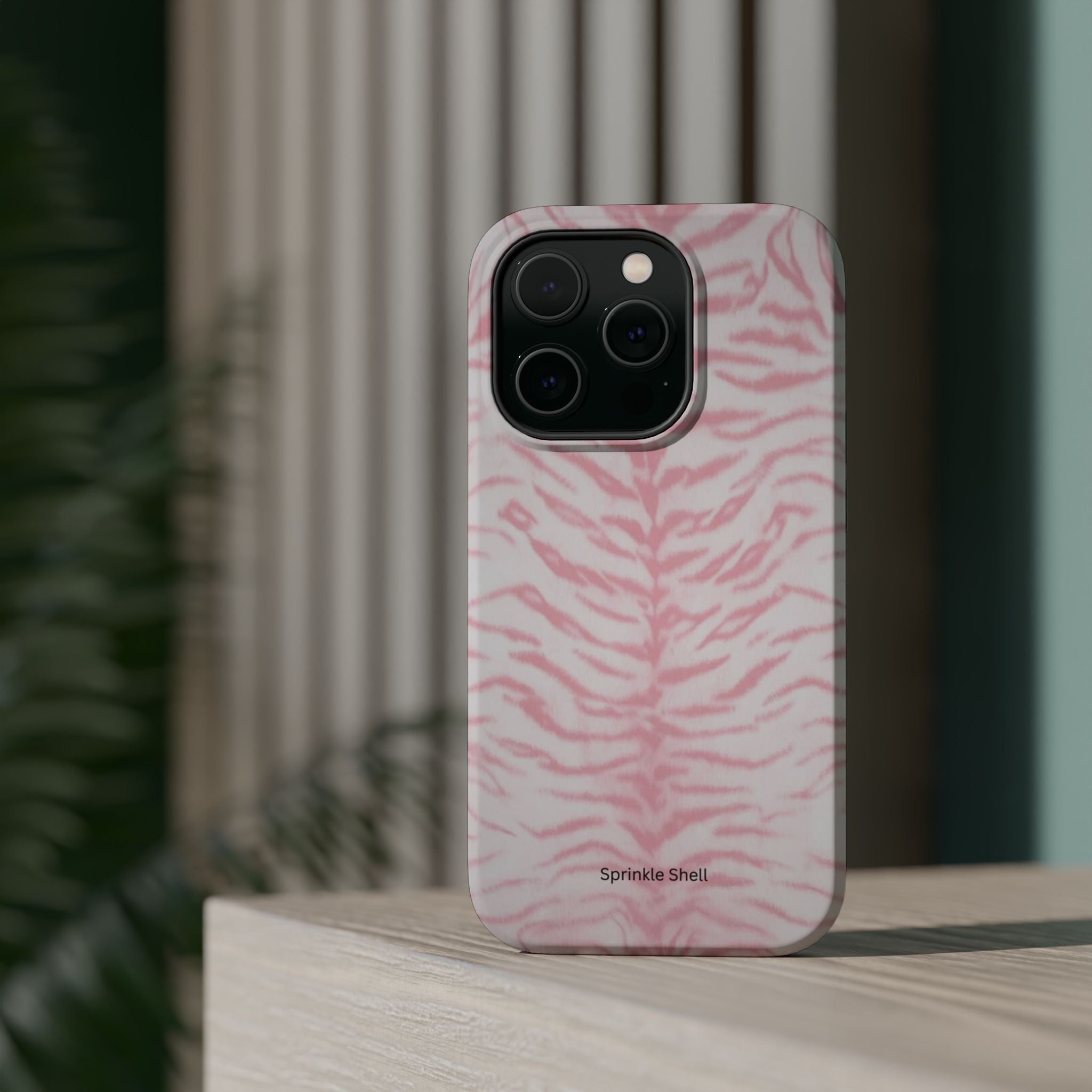 MagSafe Pink Zebra Print Iphone Case