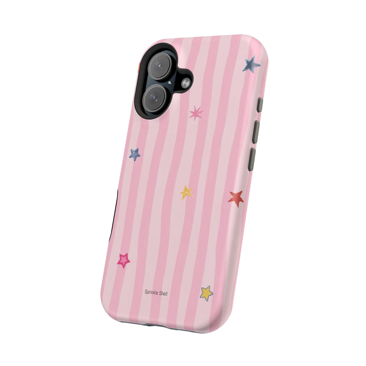 MagSafe pink lines & stars case