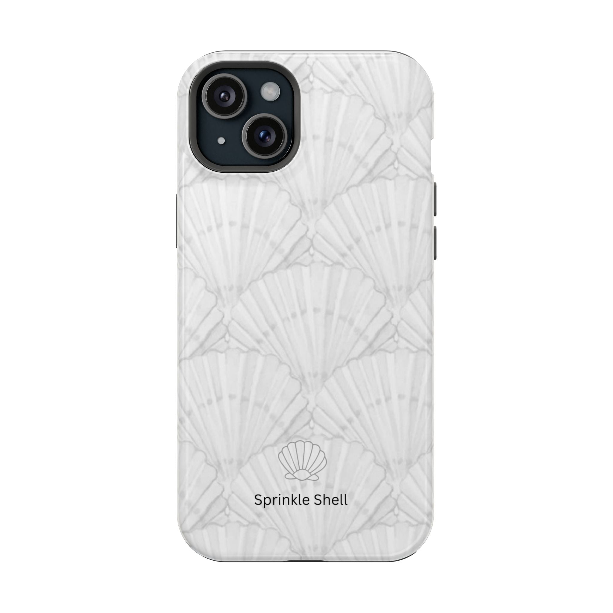 Shell-Pattern Magnetic Impact Phone Case — Protective Modular iPhone Cover