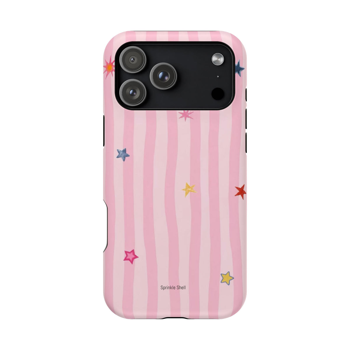 MagSafe pink lines & stars case