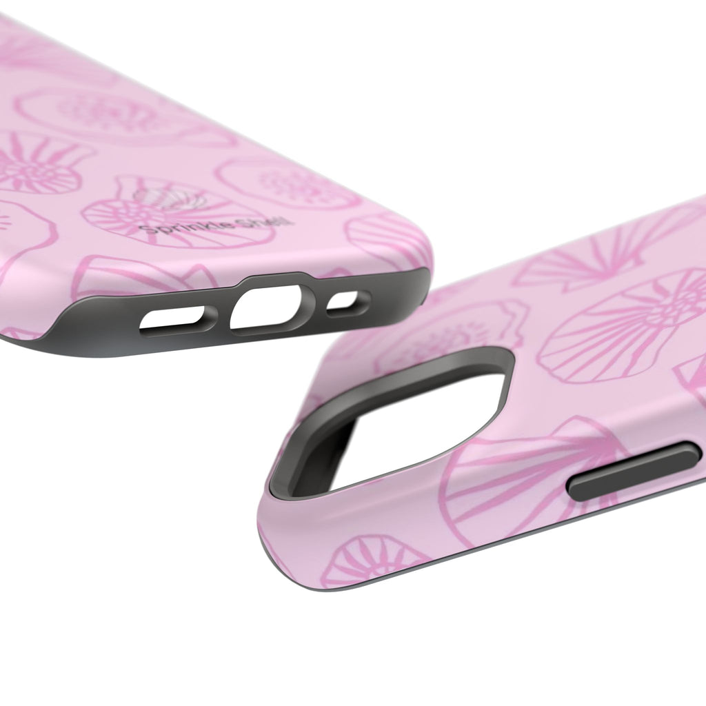 MagSafe pink shells case