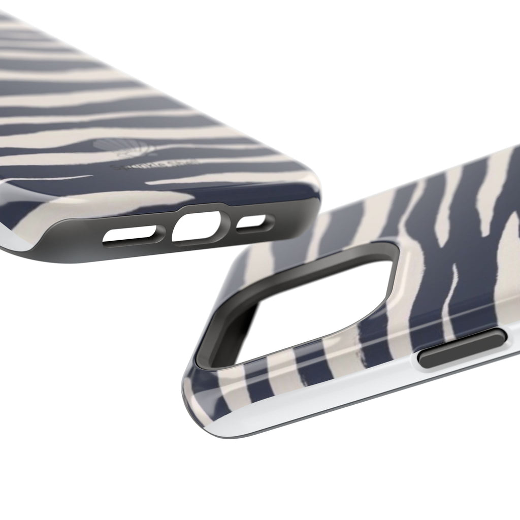 MagSafe Blue zebra print case