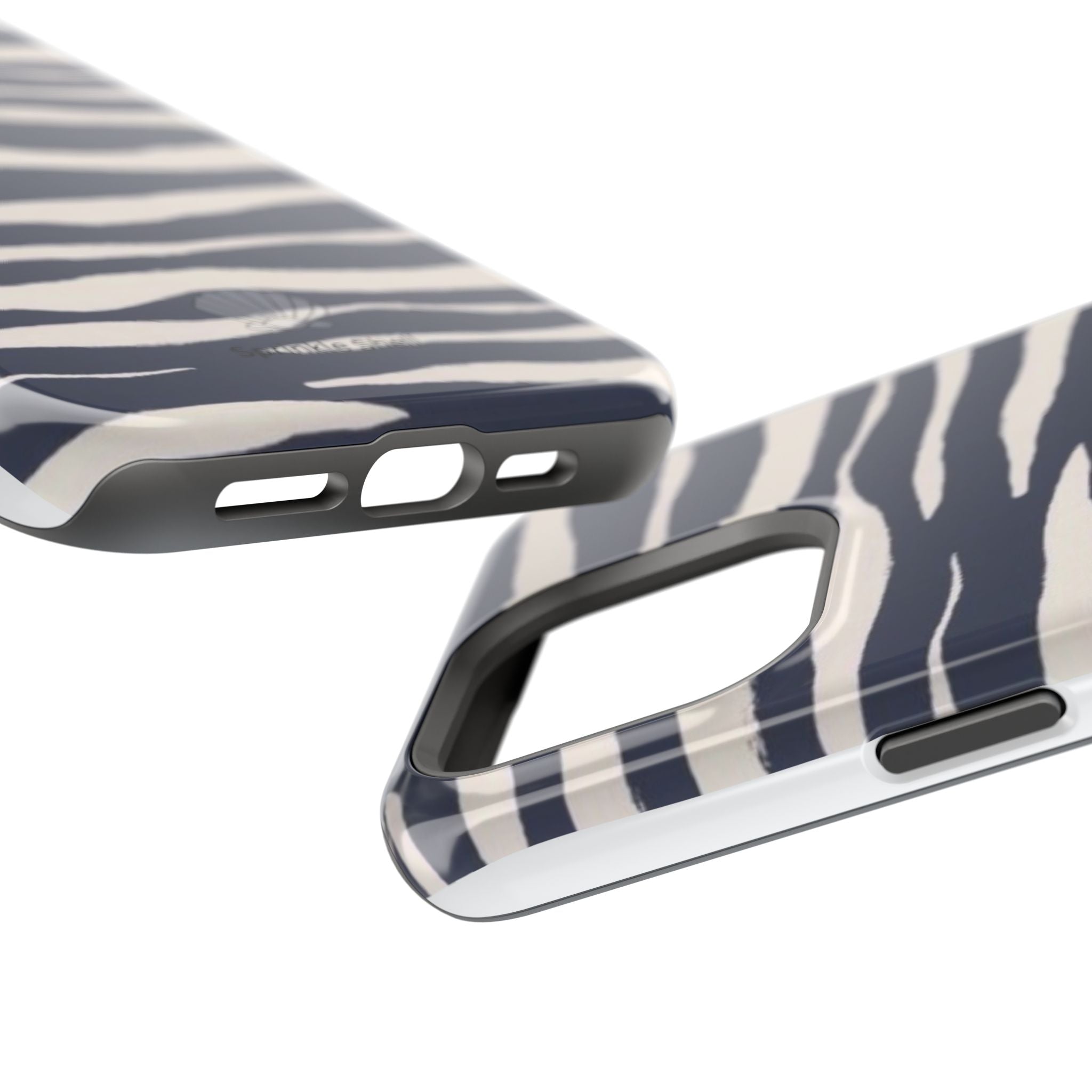 MagSafe Blue zebra print case
