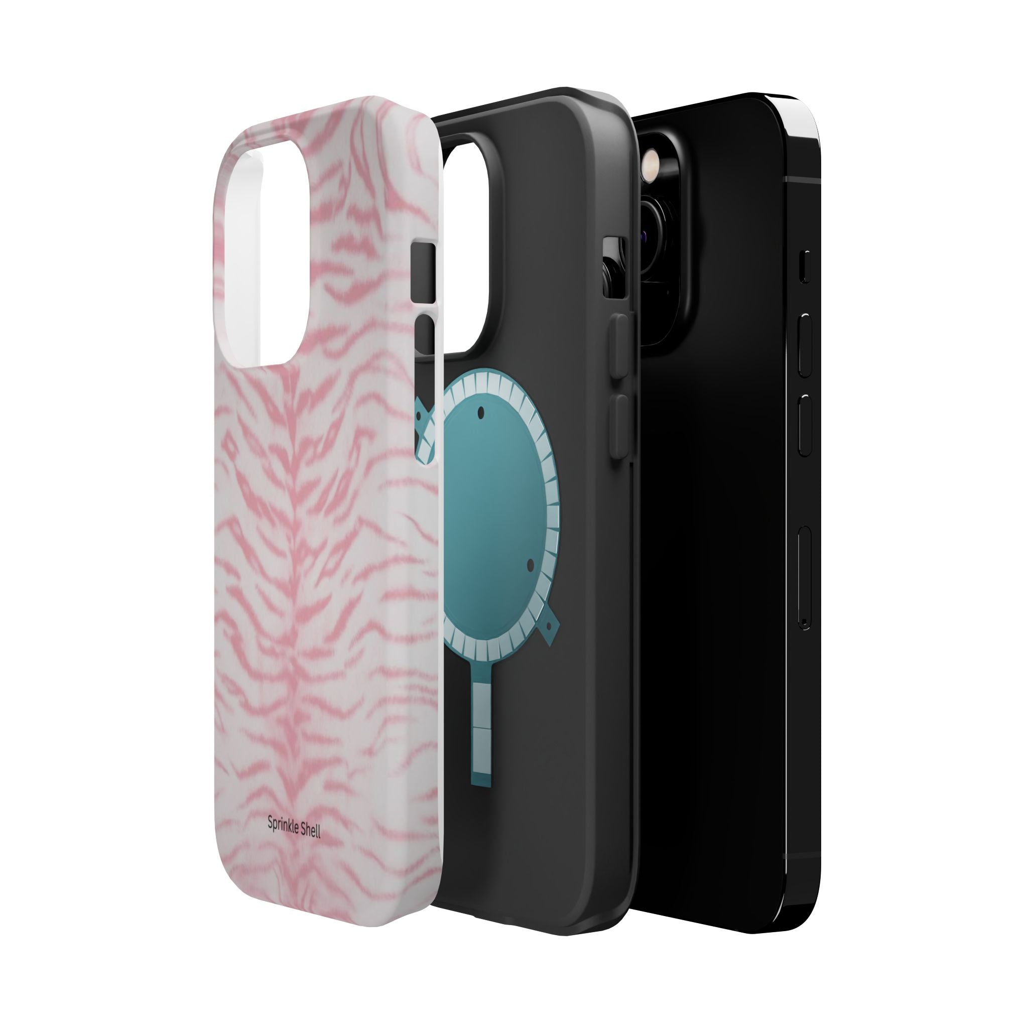 MagSafe Pink Zebra Print Iphone Case