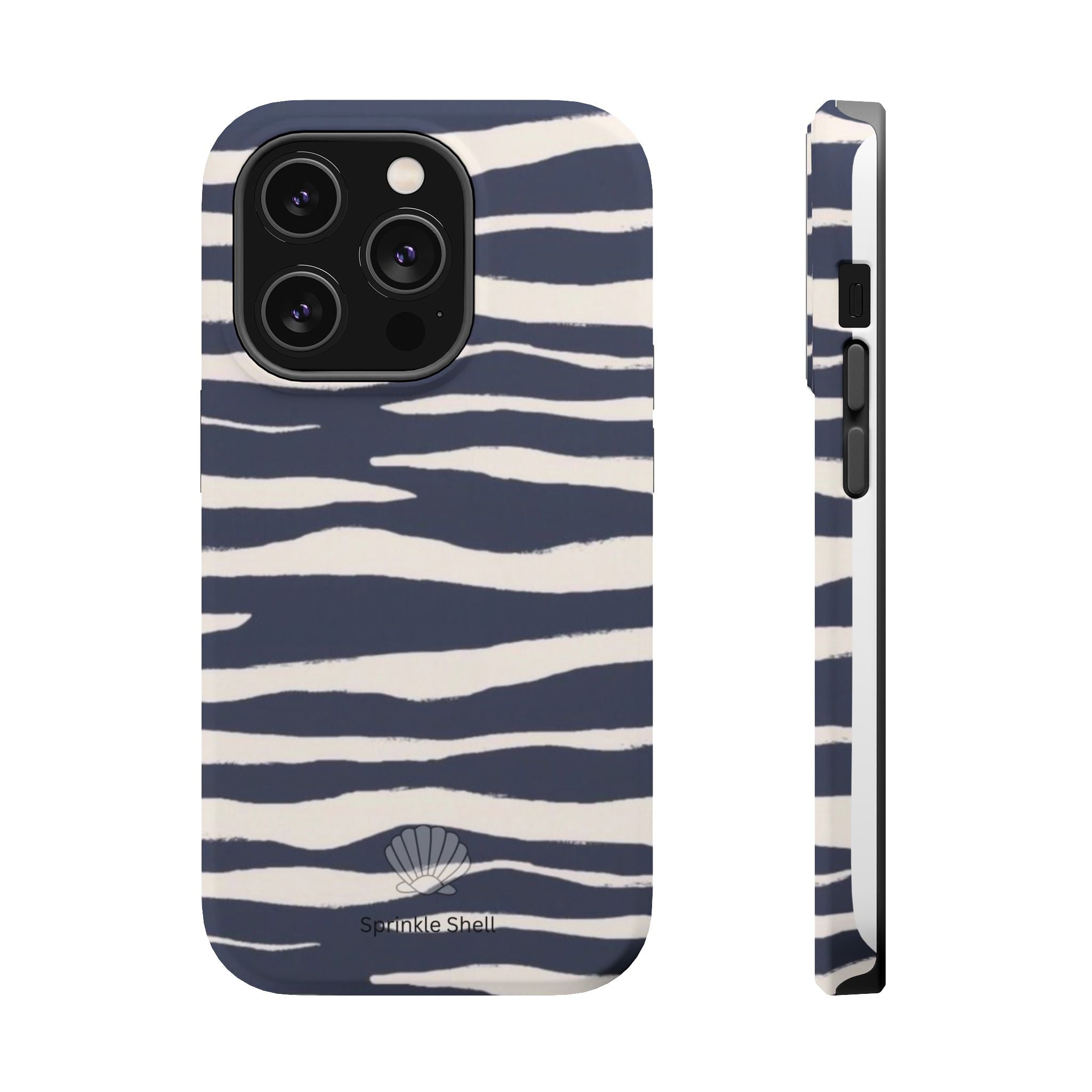 MagSafe Blue zebra print case