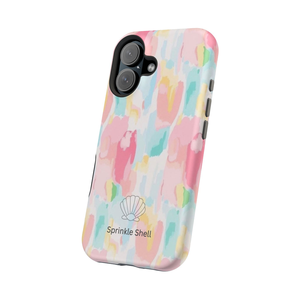 MagSafe cute colorful paint case