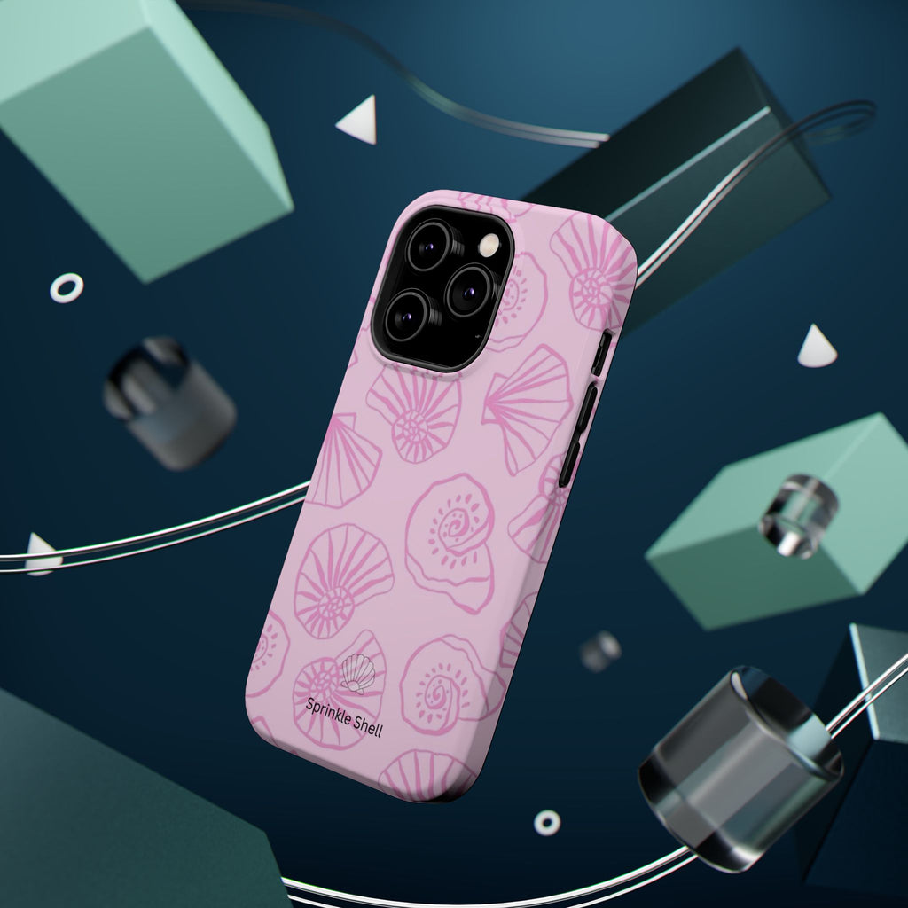 MagSafe pink shells case