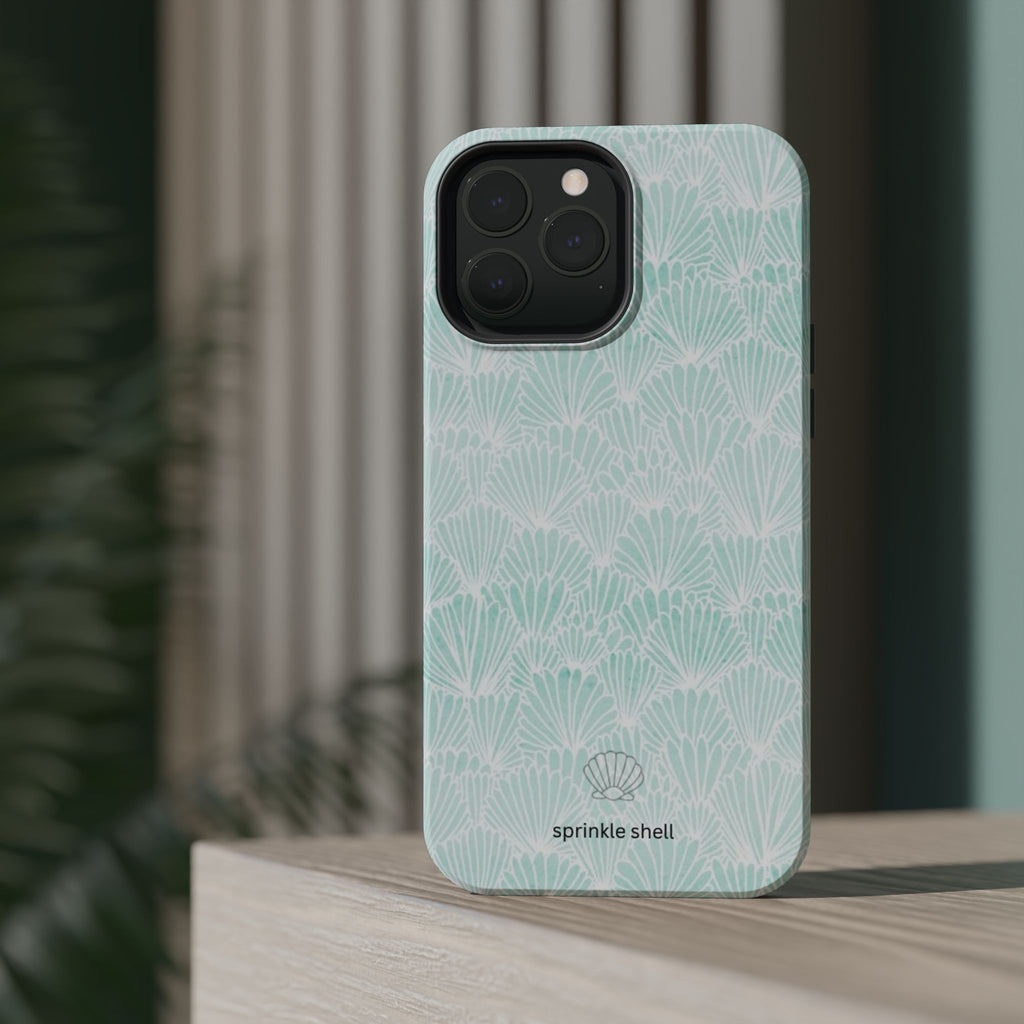 MagSafe Teal Shell Iphone case