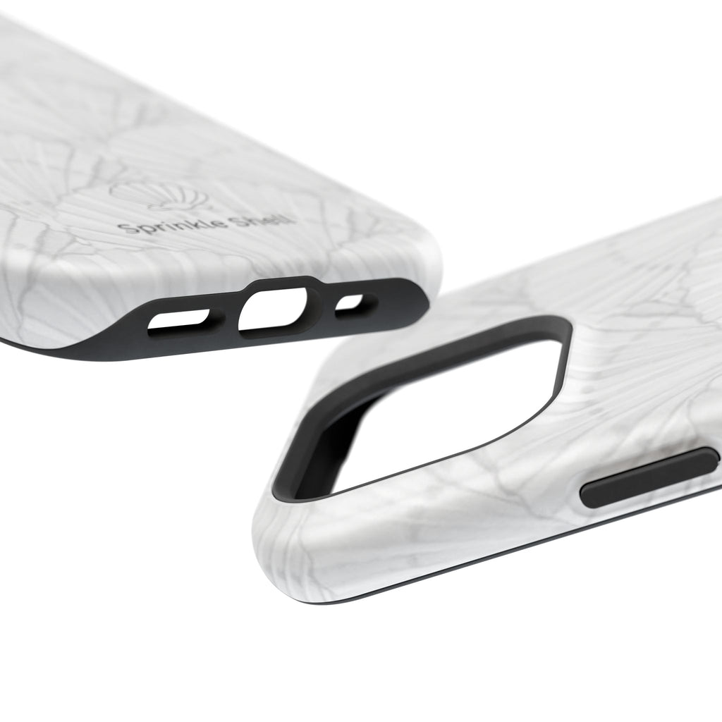 Shell-Pattern Magnetic Impact Phone Case — Protective Modular iPhone Cover