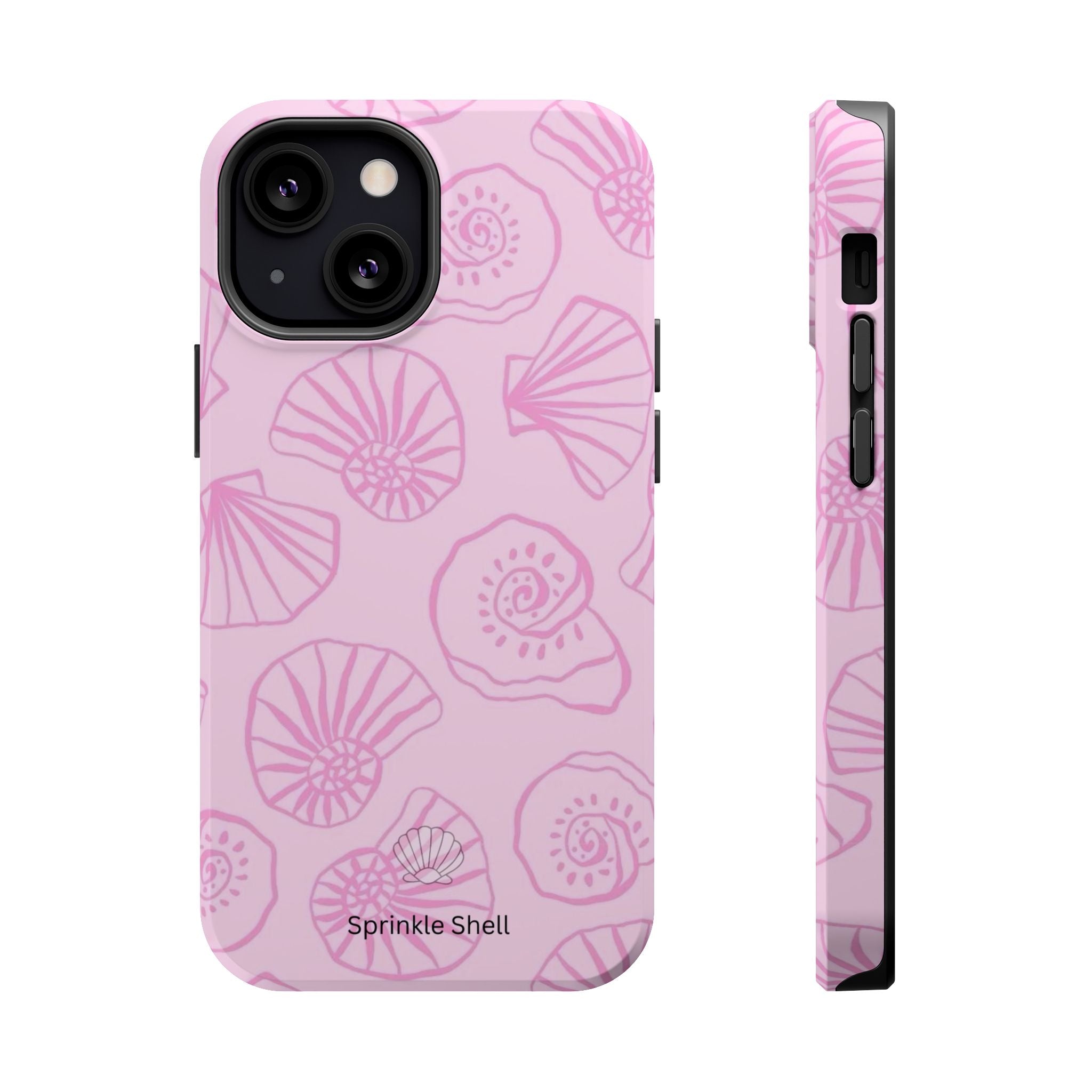 MagSafe pink shells case
