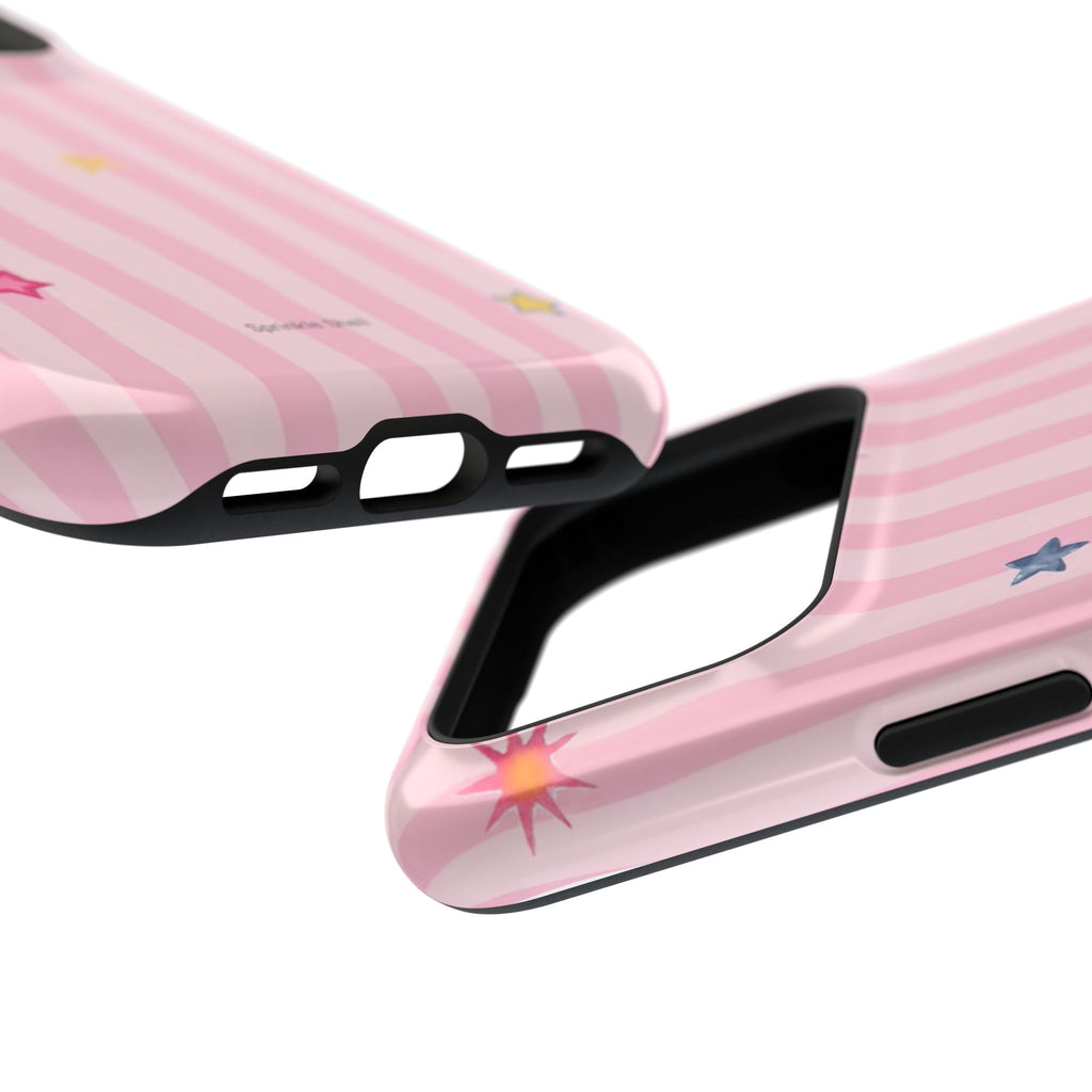MagSafe pink lines & stars case