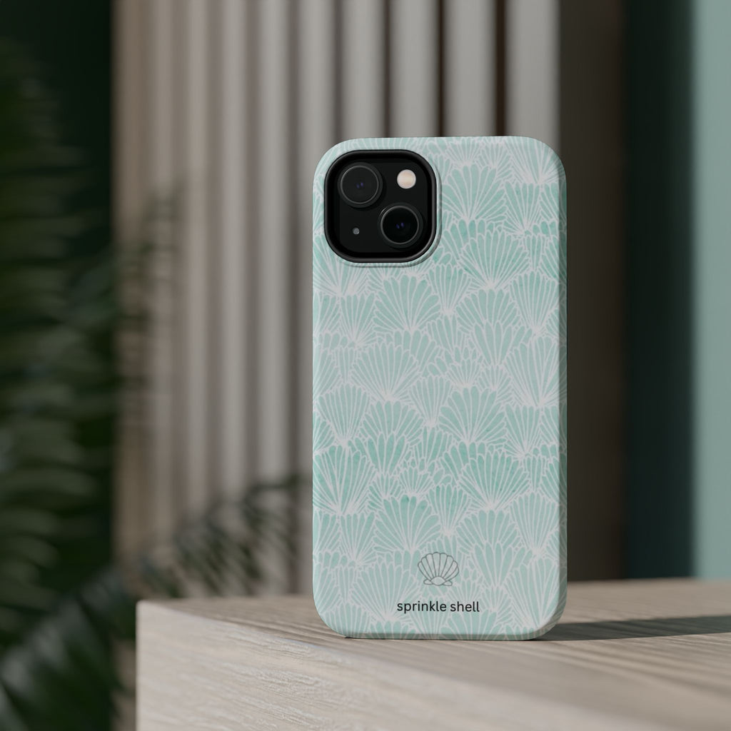 MagSafe Teal Shell Iphone case