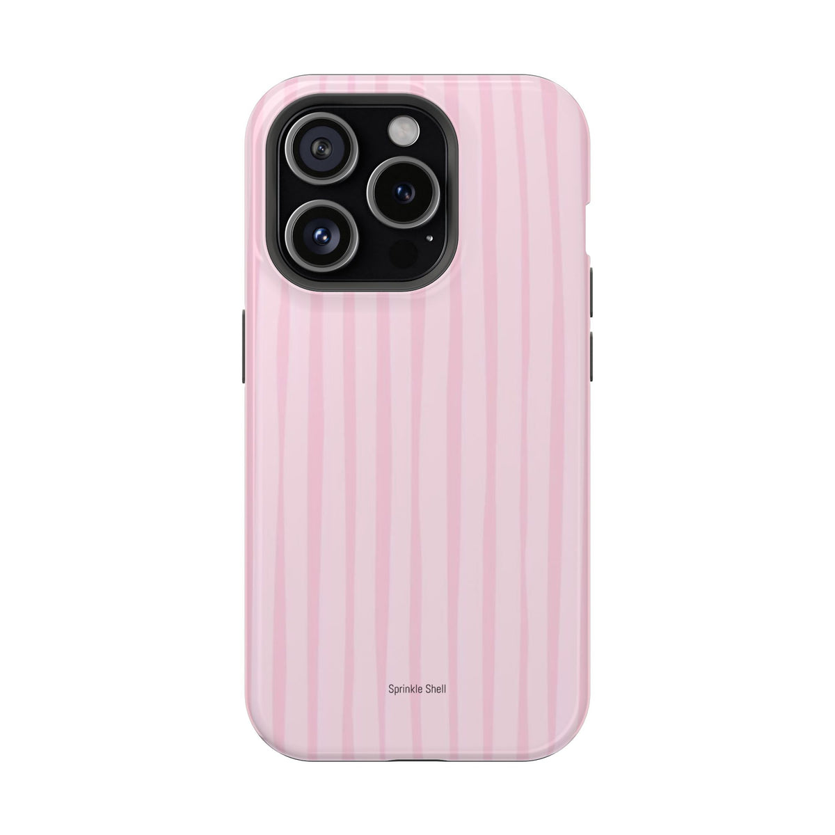 MagSafe pink uneven lines case