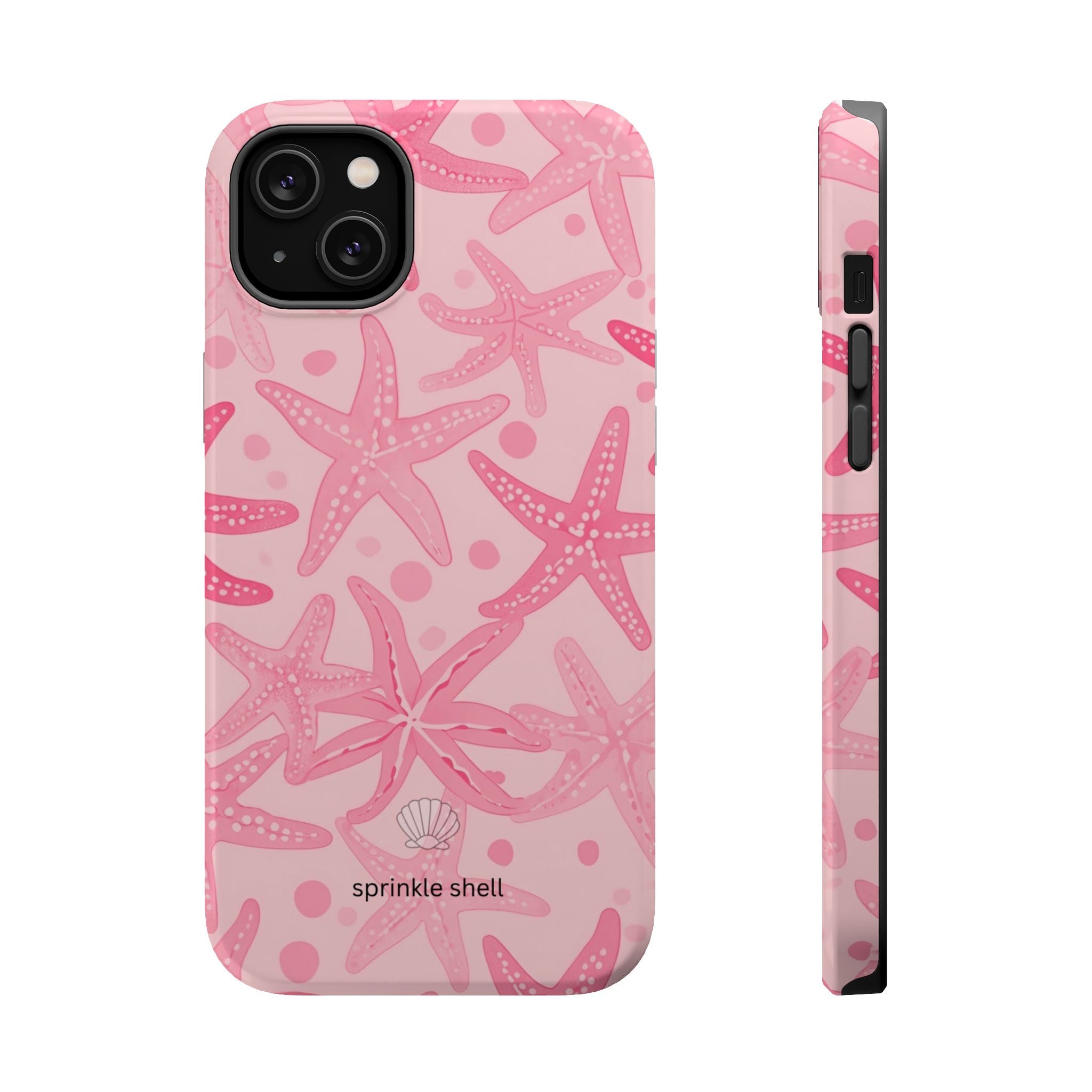 MagSafe Pink Starfish Iphone Case