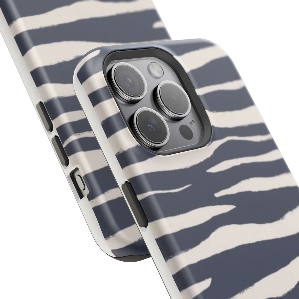 MagSafe Blue zebra print case