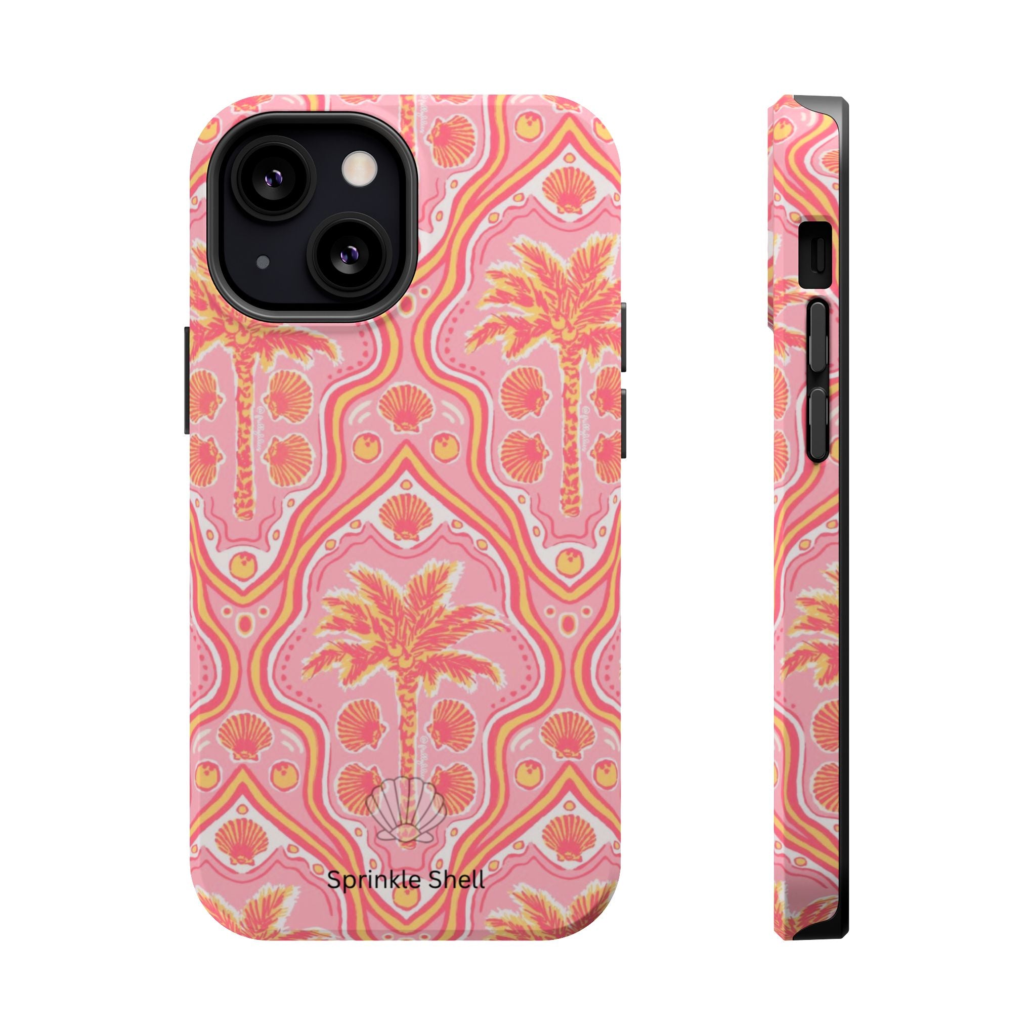 MagSafe pink pink summer palm tree case