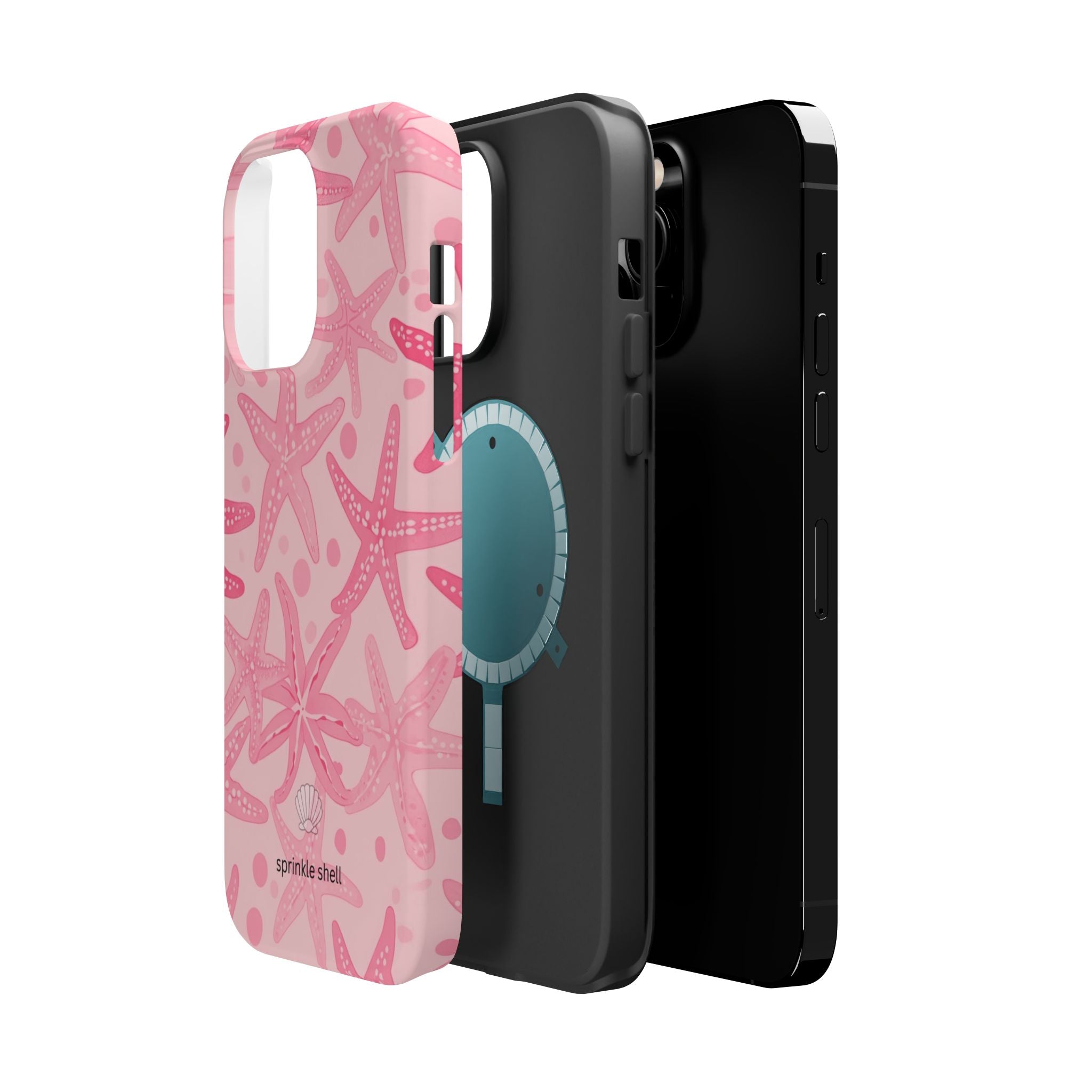 MagSafe Pink Starfish Iphone Case