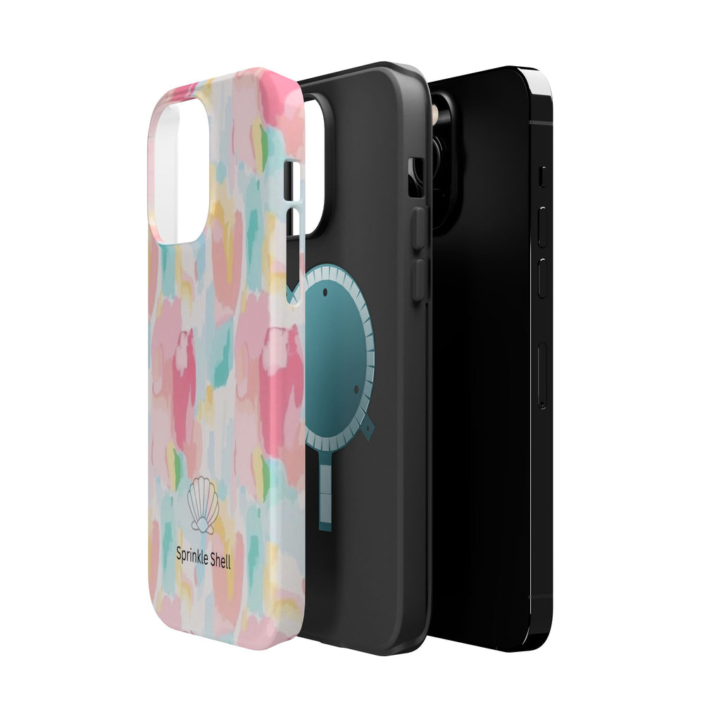 MagSafe cute colorful paint case