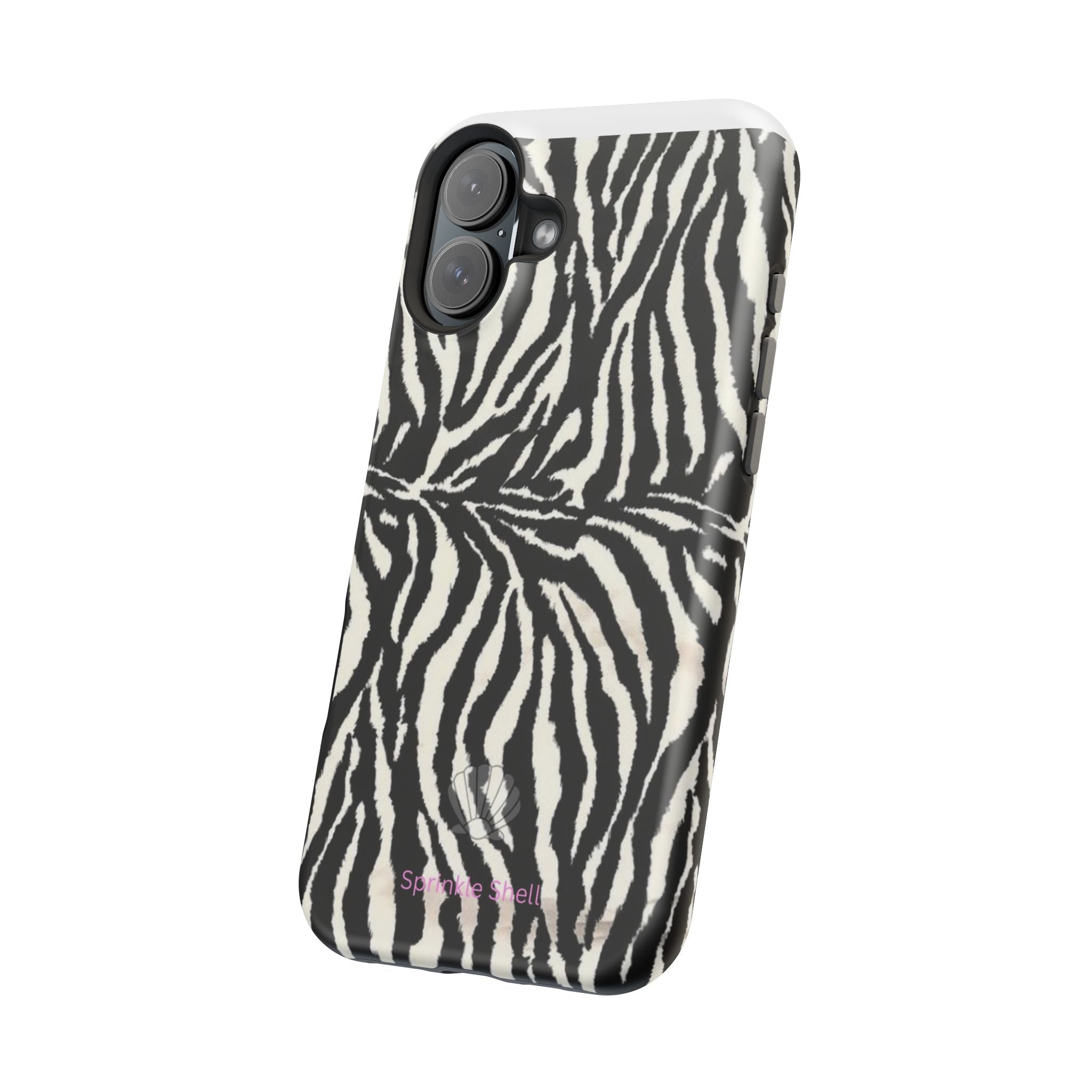 MagSafe black zebra print case