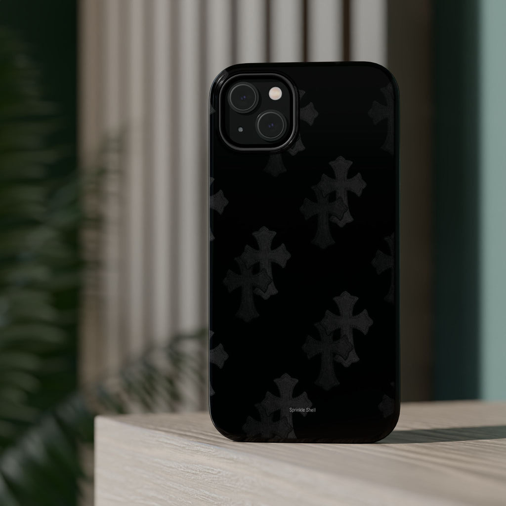 MagSafe black cross case