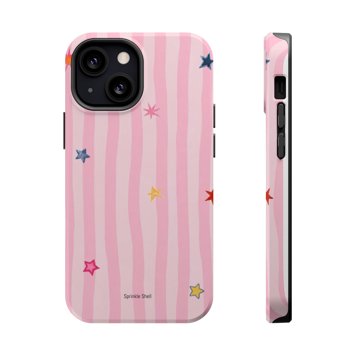 MagSafe pink lines & stars case