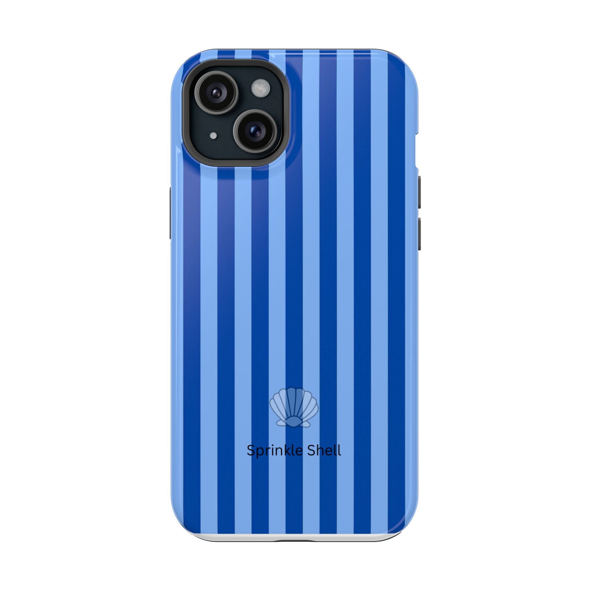 MagSafe blue striped case
