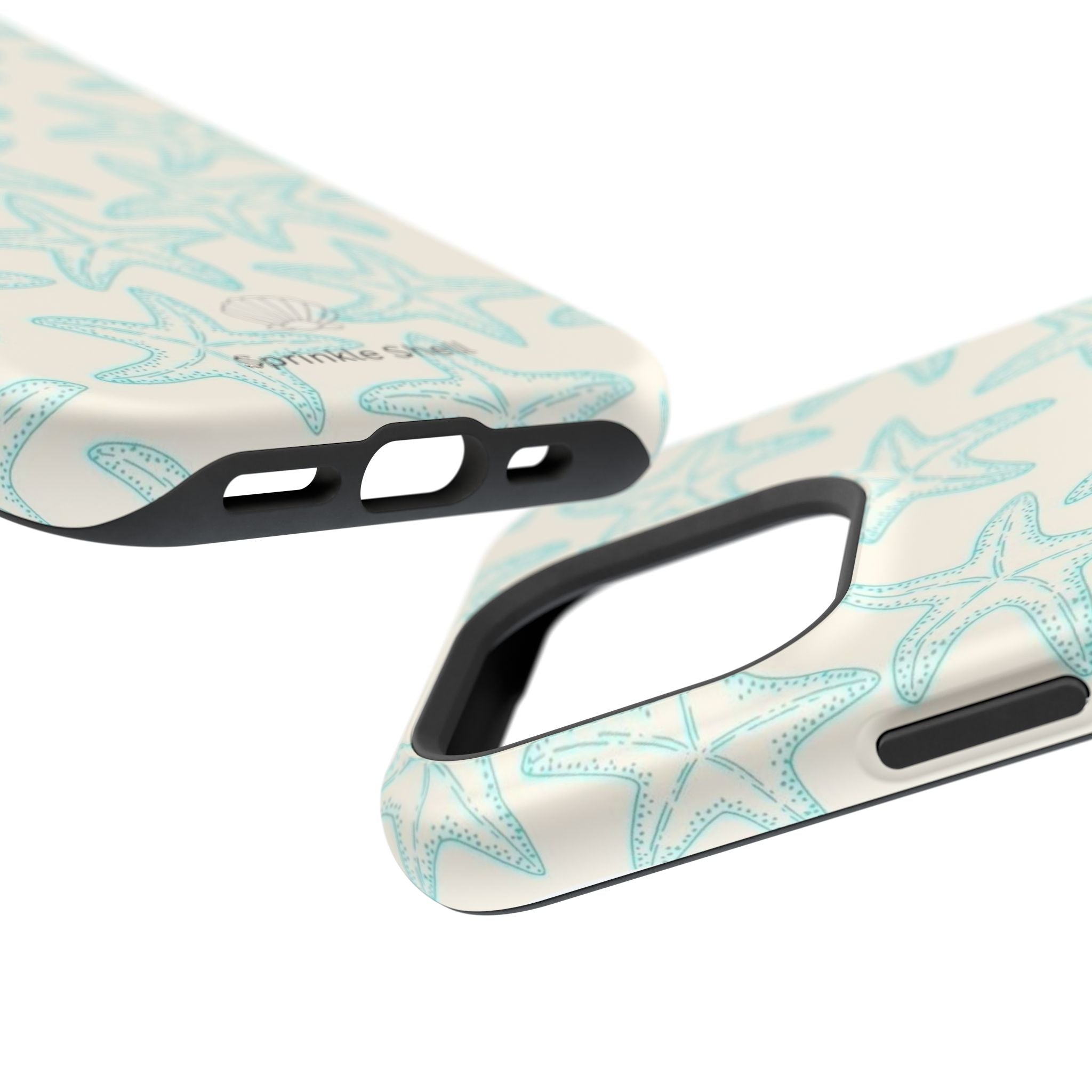 MagSafe teal starfish case
