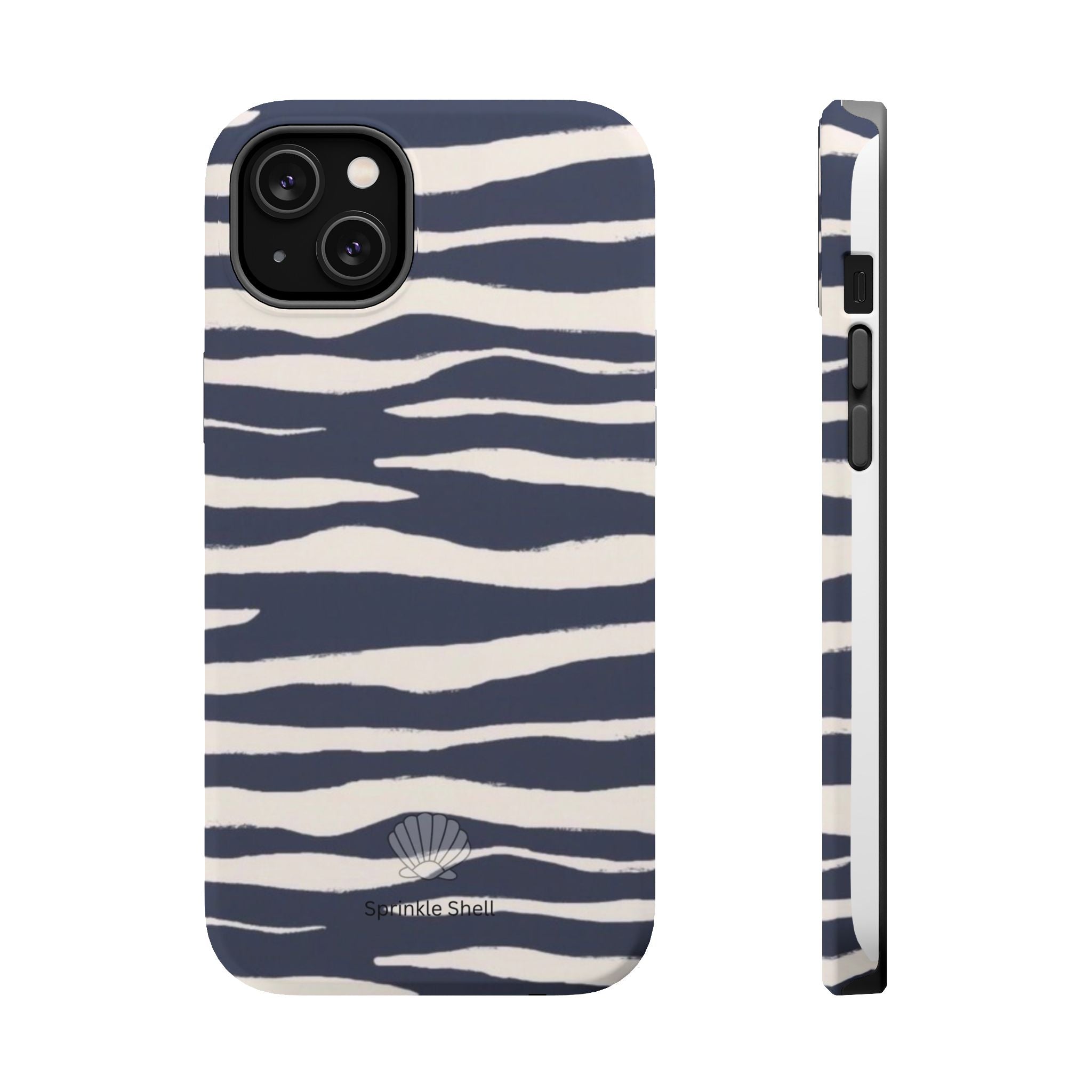 MagSafe Blue zebra print case