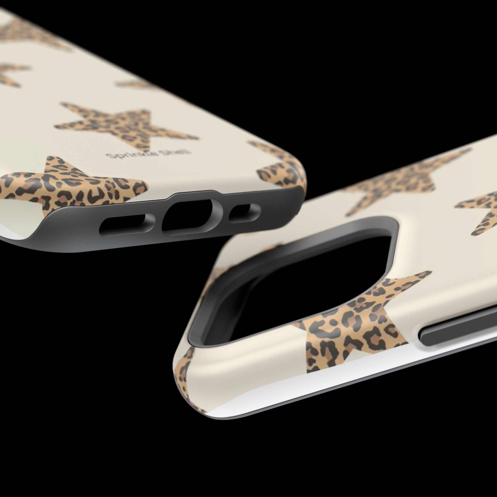 MagSafe Cheetah Print Stars iPhone Case