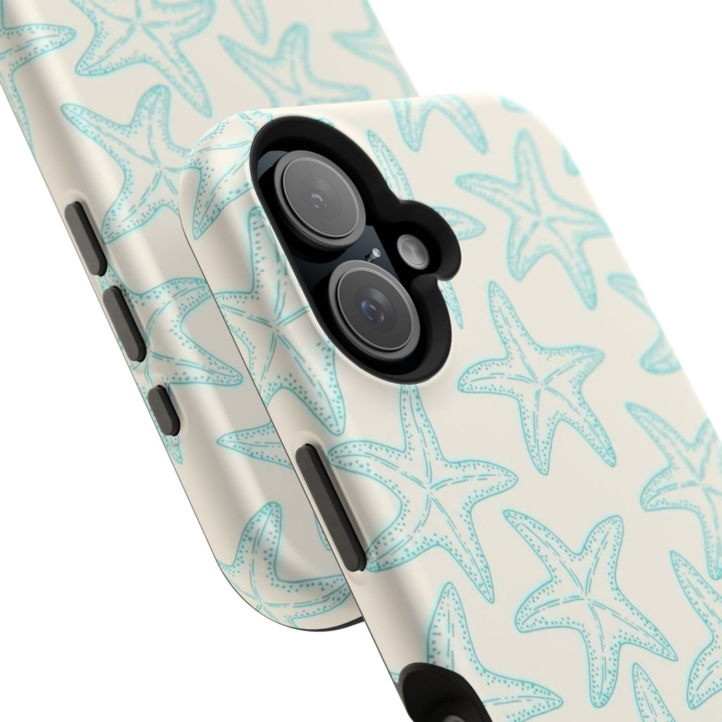 MagSafe teal starfish case