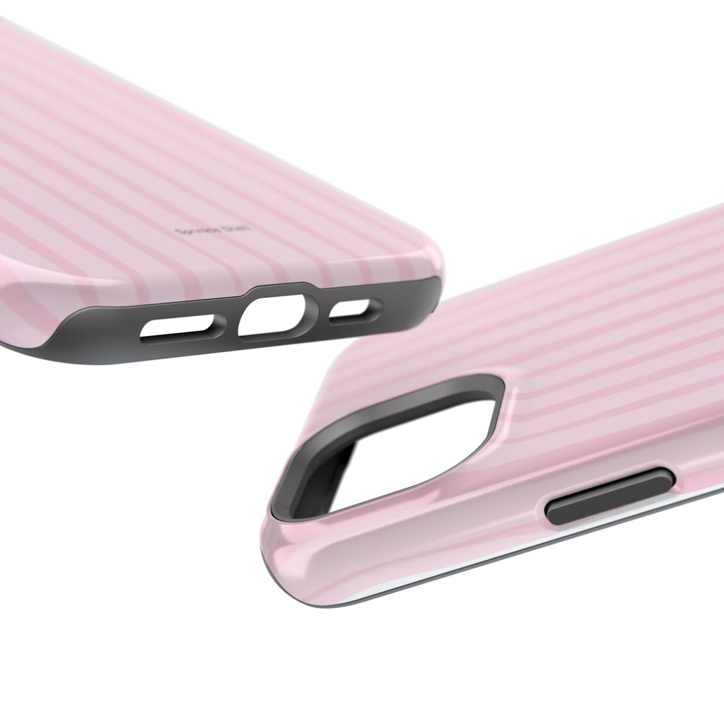 MagSafe pink uneven lines case