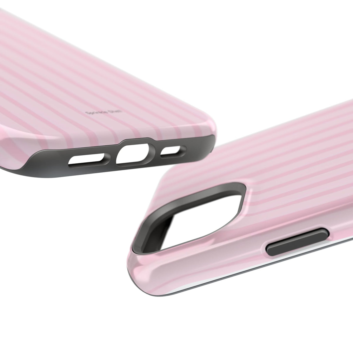 MagSafe pink uneven lines case