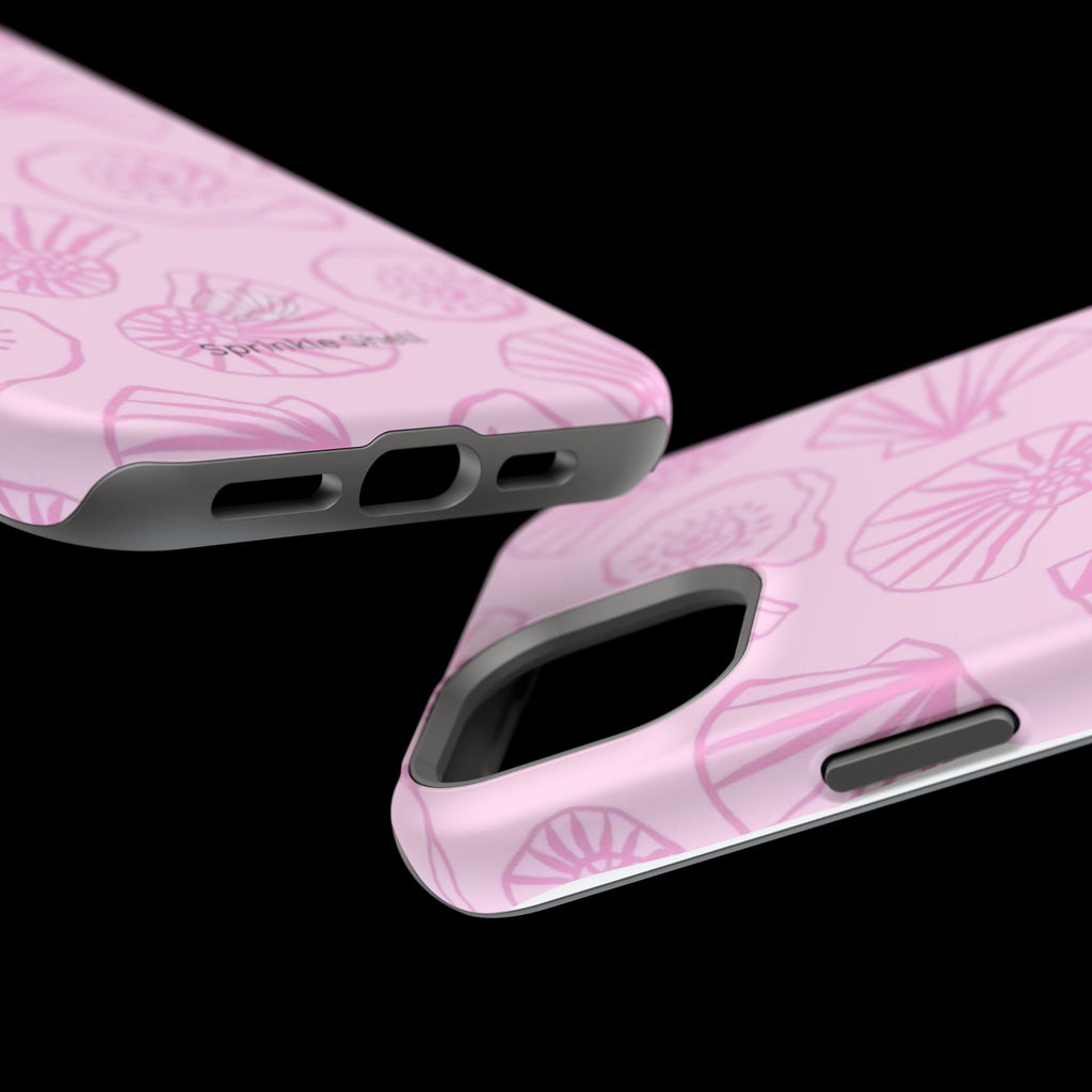 MagSafe pink shells case