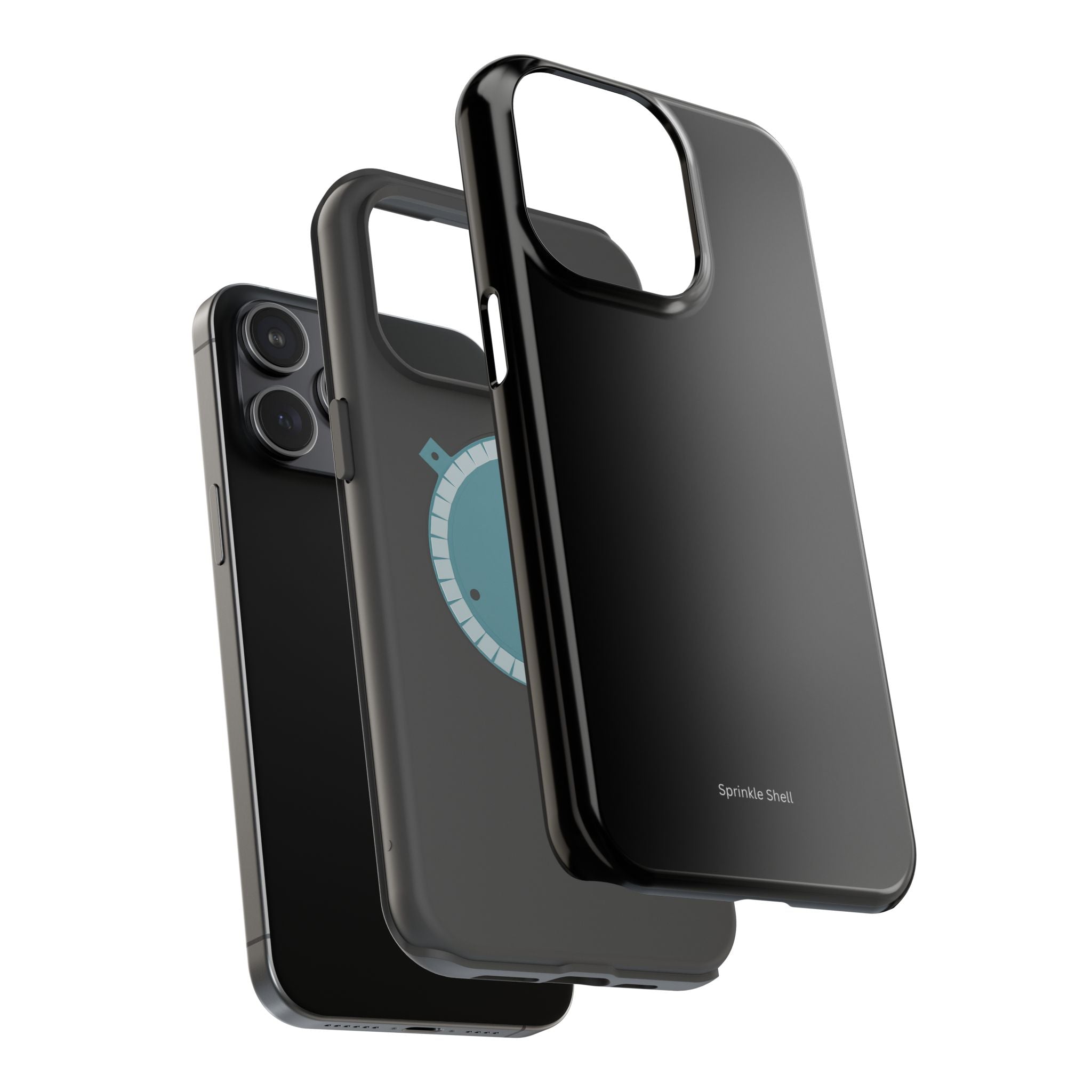 MagSafe Plain Black Iphone Case