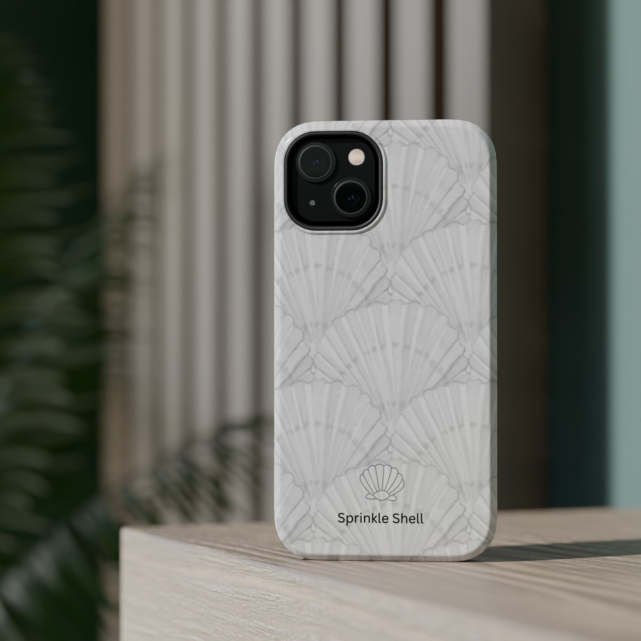 Shell-Pattern Magnetic Impact Phone Case — Protective Modular iPhone Cover