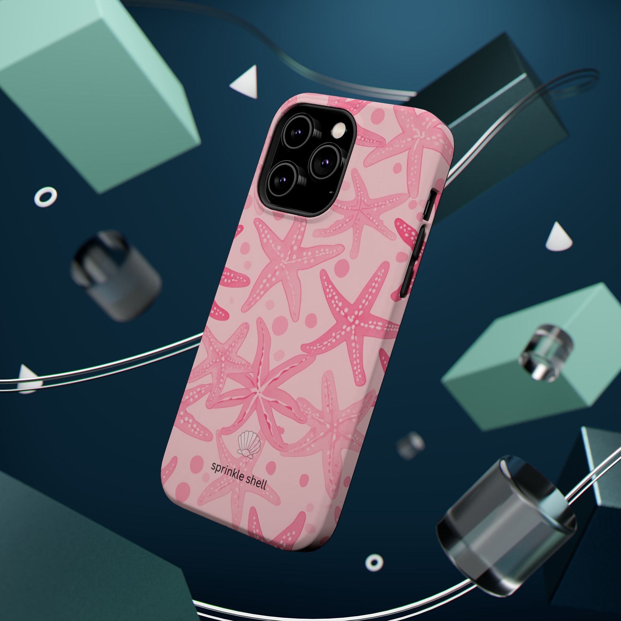 MagSafe Pink Starfish Iphone Case