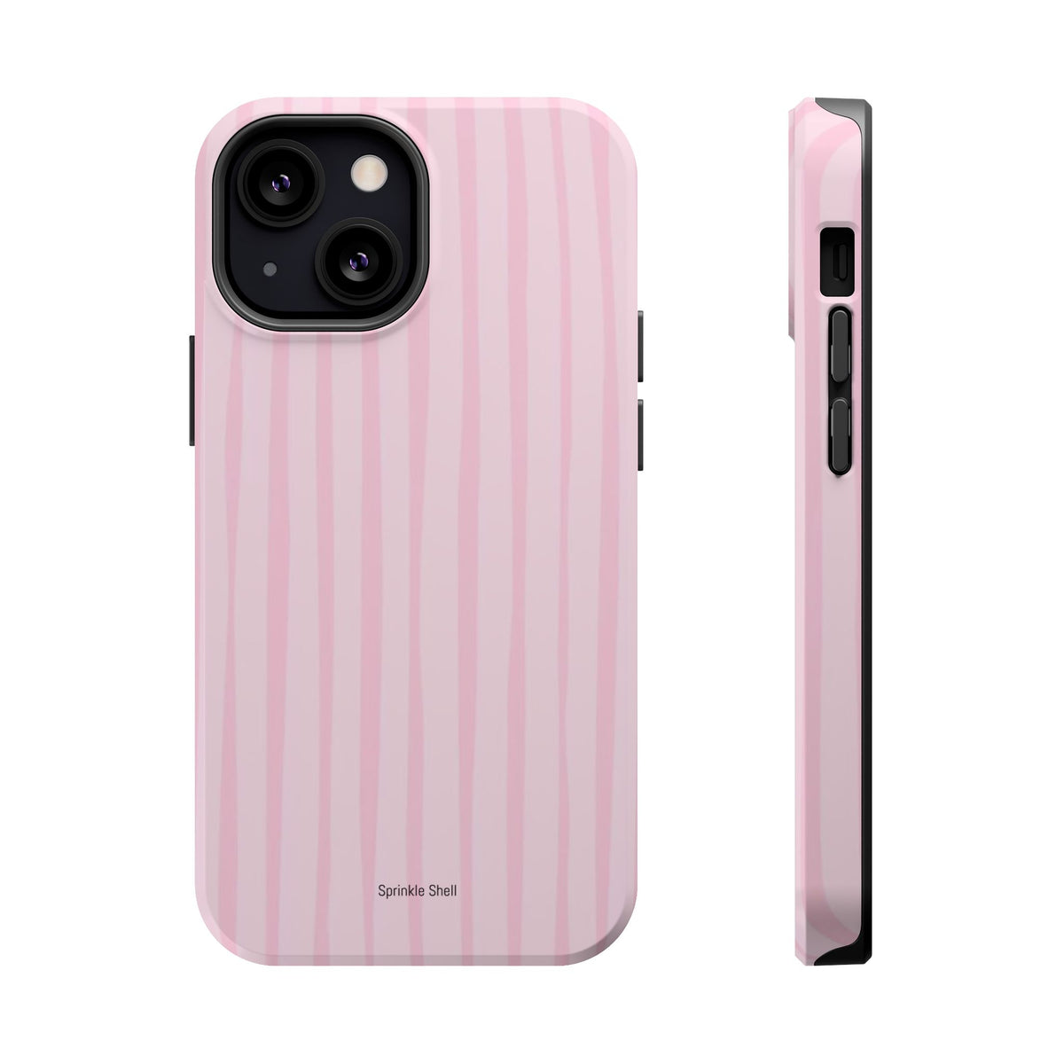 MagSafe pink uneven lines case
