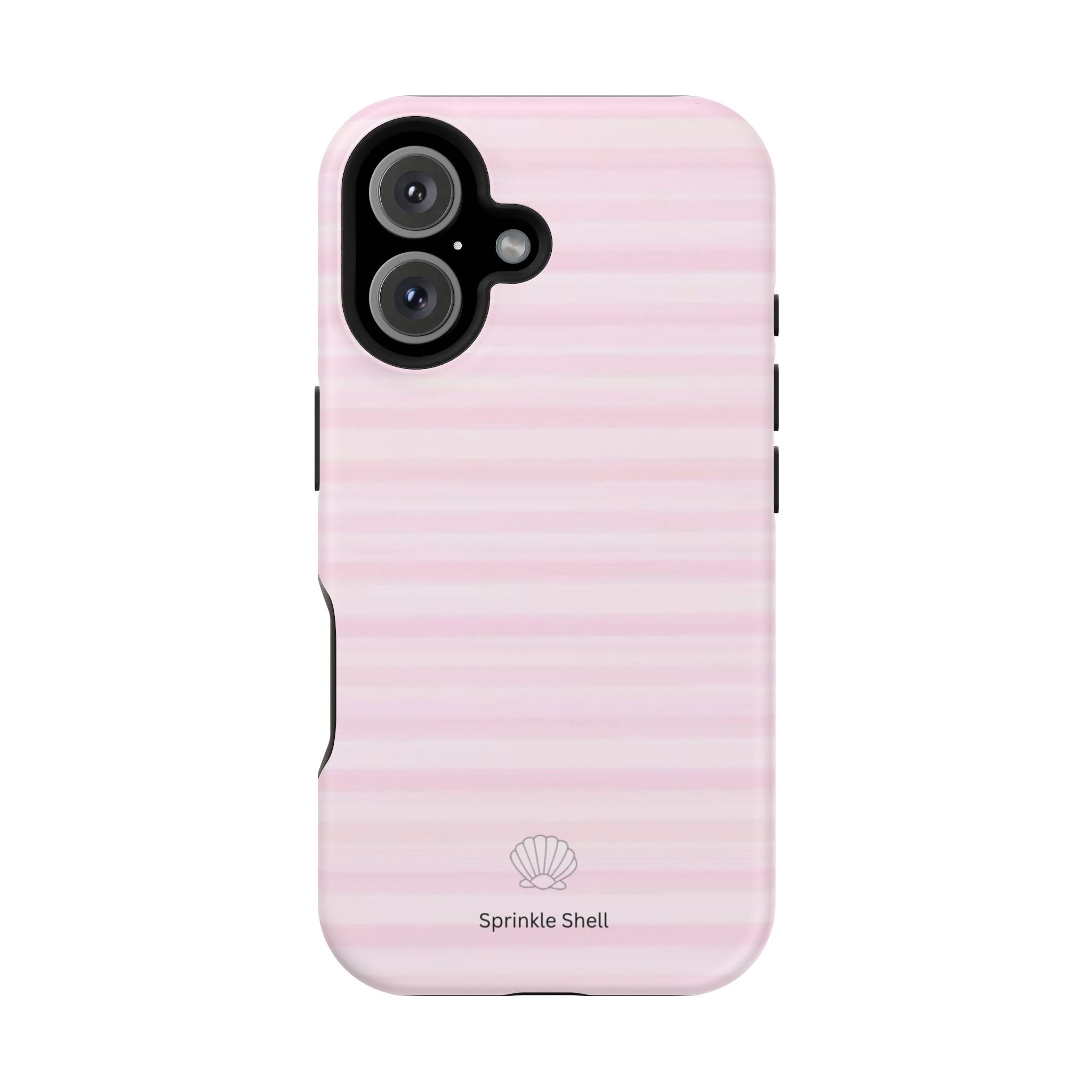 MagSafe pink stripes case