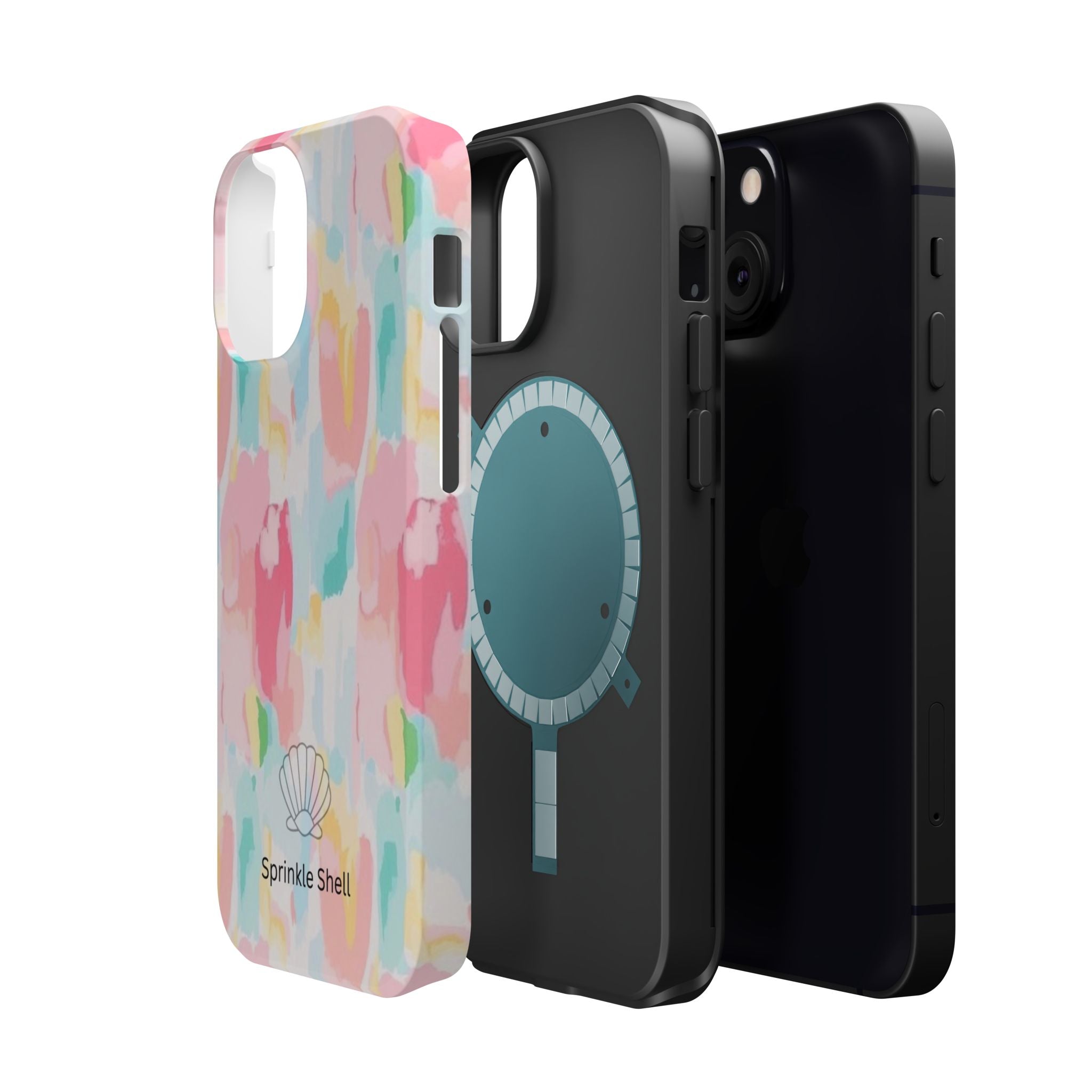 MagSafe cute colorful paint case