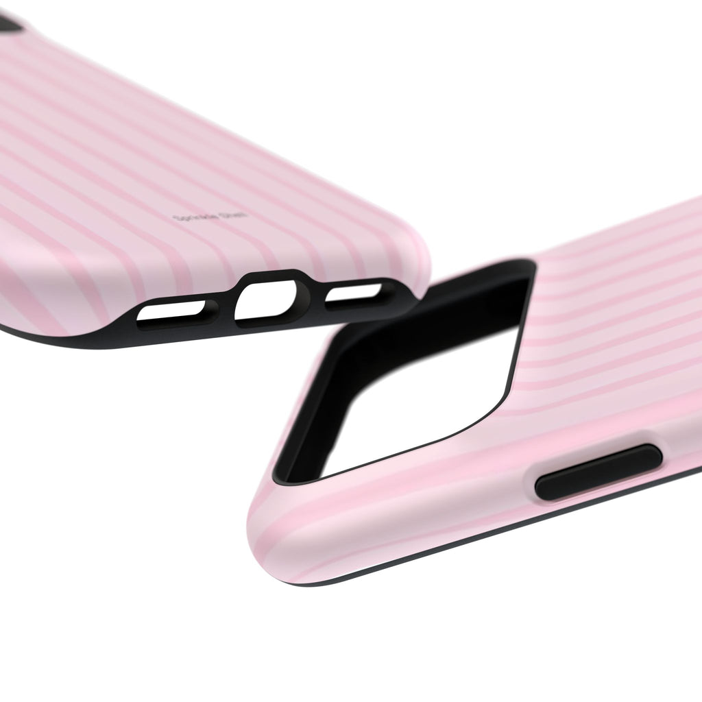 MagSafe pink uneven lines case