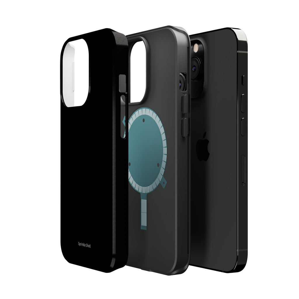 MagSafe Plain Black Iphone Case