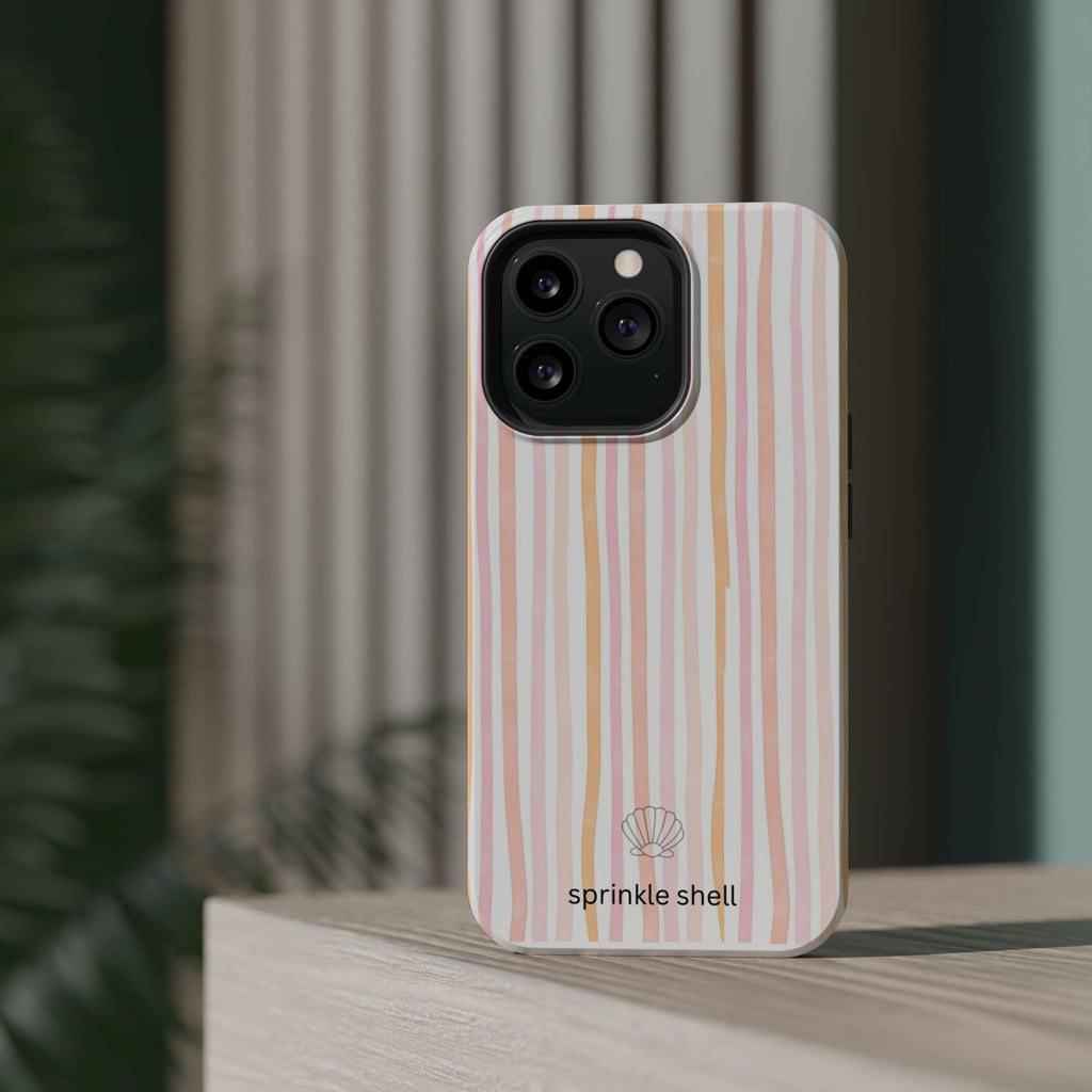 MagSafe Summer Stripes Iphone Case