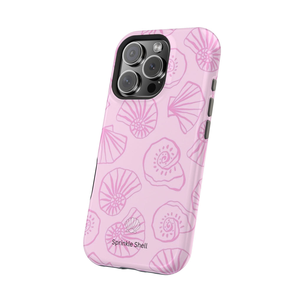 MagSafe pink shells case