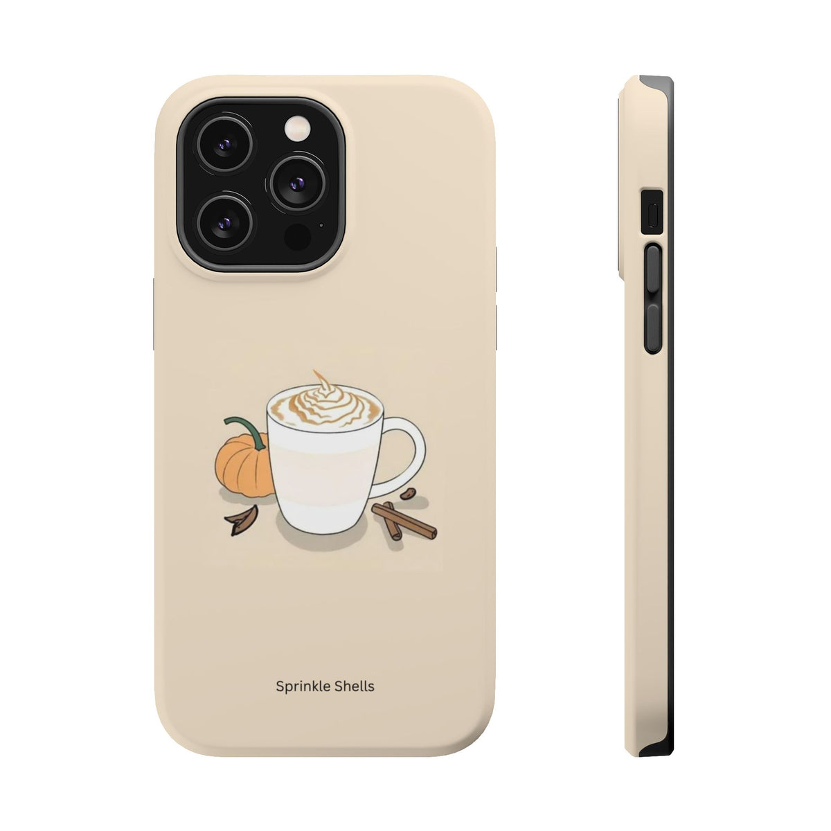 MagSafe Pumpkin Coffee iPhone case