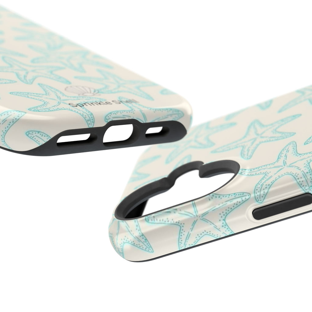 MagSafe teal starfish case