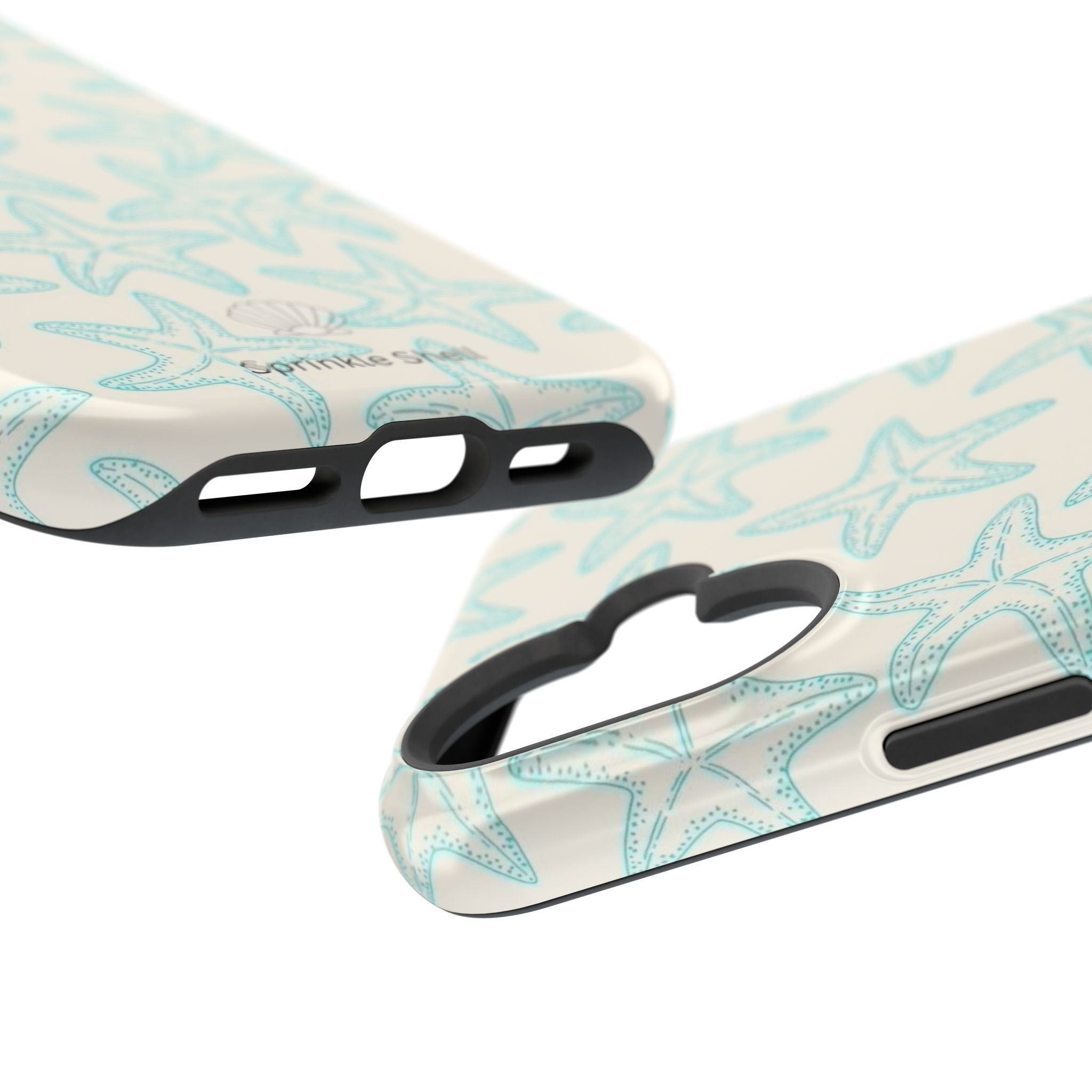 MagSafe teal starfish case
