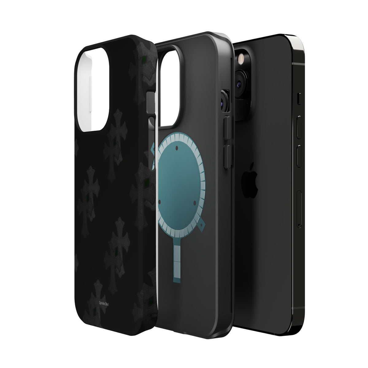 MagSafe black cross case